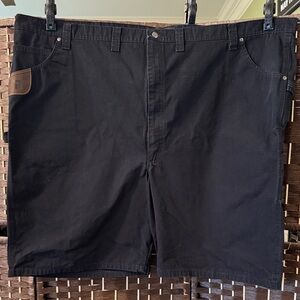 Wrangler Men's Flat Front Shorts in Black